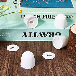 Круглые пластиковые нажимные крышки болтов унитаза с дополнительными шайбами FIND-WH20816-001