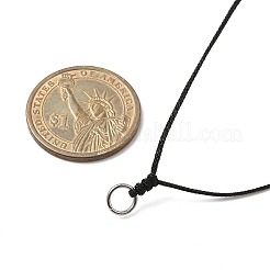 Изготовление ожерелья из регулируемого полиэфирного шнура AJEW-JB01379-03