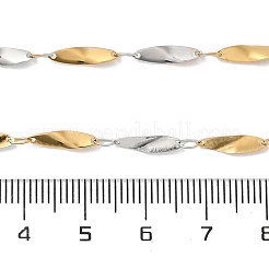 Ионное покрытие (ip) 304 нержавеющая сталь скрученные овальные звенья цепи CHS-K017-02GP