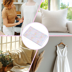 Полиэстер с спандексом ткань DIY-WH0671-084