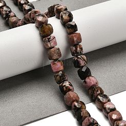 Природные родонит бисер нитей G-H078-C16-01