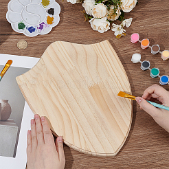 Сосновый деревянный щит для поделок DIY-WH0671-056