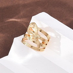 Открытые кольца манжеты из нержавеющей стали 304&nbsp;RJEW-H266-05B-G