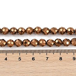 Гальванические нити из синтетических немагнитных гематитовых бусин G-H072-B01-01C