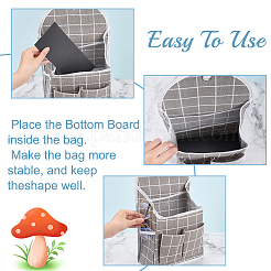 3 комплект 3-х стильных льняных прикроватных тумбочек для студенческого общежития AJEW-WR0001-84