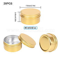 Круглые алюминиевые жестяные банки&nbsp;CON-PH0001-69