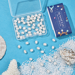 1 нить натуральных бусин из жемчуга Кеши&nbsp;PEAR-SC0001-38