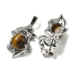 Природных тигровый глаз подвески&nbsp;G-G111-01P-01