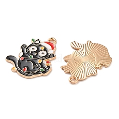 Новогодняя тема сплава эмали подвески&nbsp;ENAM-Z022-03B