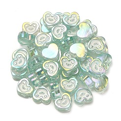 УФ-покрытие Радужные радужные акриловые эмалевые бусины&nbsp;OACR-G012-10D