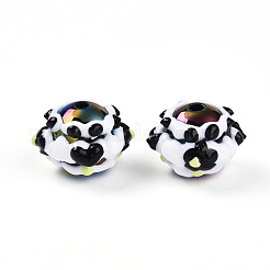 Непрозрачные акриловые бусины&nbsp;SACR-YW0002-01E