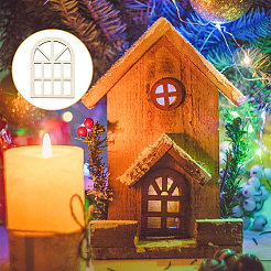 12 шт. 3 стиля деревянных мини-лестниц и окон WOOD-FH0002-05