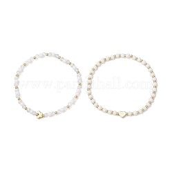 2шт. Набор из 2-х видов стеклянных бусин для браслетов&nbsp;BJEW-JB11719