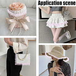 10 м хлопкового плиссированного цветочного кружева OCOR-CY0002-28A