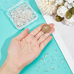 200 шт. латунные серьги с защелкой KK-SP0001-05S