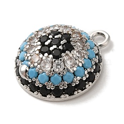 Стойки обшивки латунь микро проложить Циркон подвеску&nbsp;KK-A229-09P