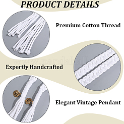 Хлопковая свадебная веревка ручной работы&nbsp;DIY-WH20002-193C