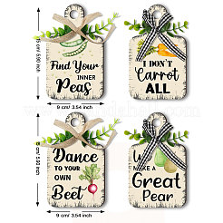 Деревянная подвеска HJEW-WH0074-021