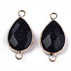 Синтетические соединители звеньев синего голдстоуна&nbsp;G-T131-49A