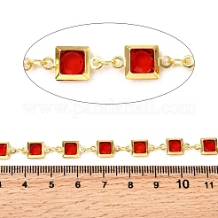 Латунные цепочки с квадратными звеньями CHC-H114-02G-03