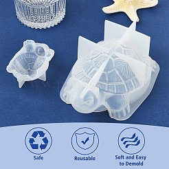 2шт 3d черепаха силиконовая форма для украшения витрины украшения изготовления свечей&nbsp;ST-CJ0007-65