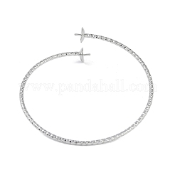 Изготовление латунного текстурированного открытого браслета-манжеты KK-U020-21A-P