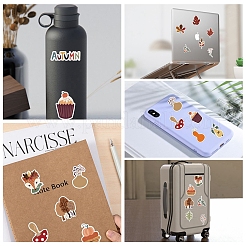 50шт осенняя тема мультфильм бумажная наклейка набор этикеток DIY-F119-03