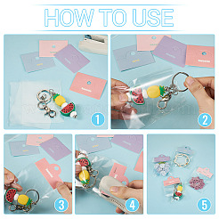 100 шт. складные цветочные печатные бумажные карточки-заголовки&nbsp;CDIS-TA0001-46A