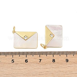 Латунные микро проложить кубического циркония подвески KK-U058-19G