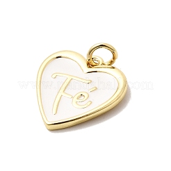 Латунь эмаль подвески&nbsp;KK-G554-04G-04