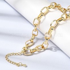 Ожерелья-цепочки из латуни для женщин&nbsp;NJEW-B157-10G