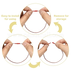 100шт пластиковый шнурок для елочных украшений&nbsp;FIND-YW0007-81A