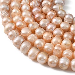 Нити из натурального культивированного пресноводного жемчуга&nbsp;PEAR-L034-17B