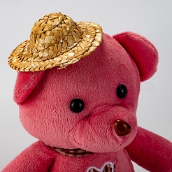 Мини-соломенная шляпа DIY-B074-02