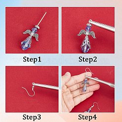 Набор для самостоятельного изготовления сережек в виде рождественского ангела DIY-SC0021-65