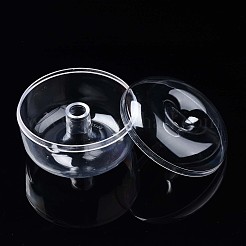 Плоский круглый контейнер для хранения шариков из полистирола CON-S043-053