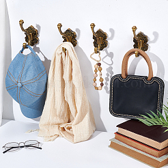 Крюк вешалки сплава стены&nbsp;AJEW-WH0270-980