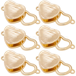 8 шт. латунные застежки-замки KK-BBC0019-68