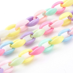 Персонализированные ожерелья-цепочки из акрила NJEW-JN03352