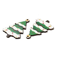 Большие деревянные подвески с рождественским принтом на одно лицо WOOD-D025-41