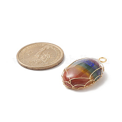 7 чакра подвески из натуральных драгоценных камней PALLOY-TA00018