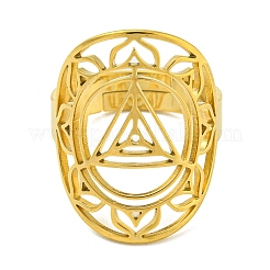 Кольцо с регулируемыми кольцами из нержавеющей стали Lotus 304&nbsp;LS-RJEW-G306-04G