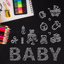 Пластиковые штампы пвх DIY-WH0167-56-616