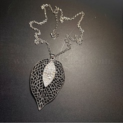 Винтажные подвески в виде листьев из сплава с кристаллами и стразами для женщин.&nbsp;ET3744