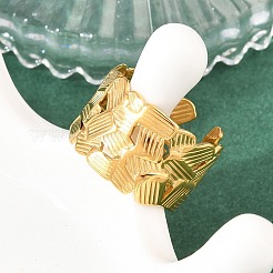 Открытые кольца манжеты из нержавеющей стали 304&nbsp;RJEW-Z125-01G