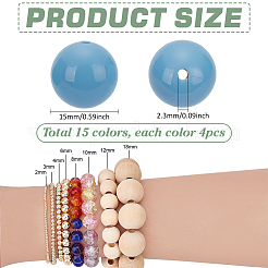 Фокальные бусины из пищевого силикона&nbsp;SIL-PH0001-29B