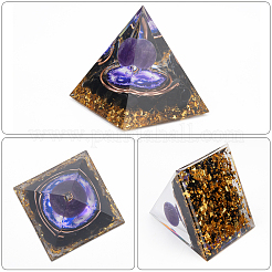 Кристаллические украшения дисплея эпоксидной смолы DJEW-WH0034-26B