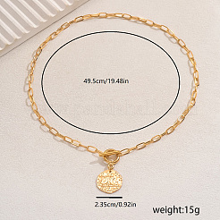 Элегантный латунный кулон в виде звезды и луны TP5799