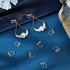 30 шт. фурнитура для сережек-клипс из нержавеющей стали 304 STAS-UN0051-65