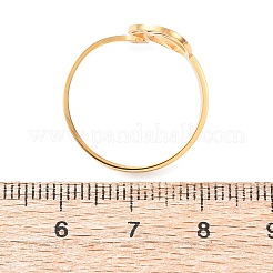 Открытые кольца манжеты из нержавеющей стали 304&nbsp;RJEW-D337-01B-G